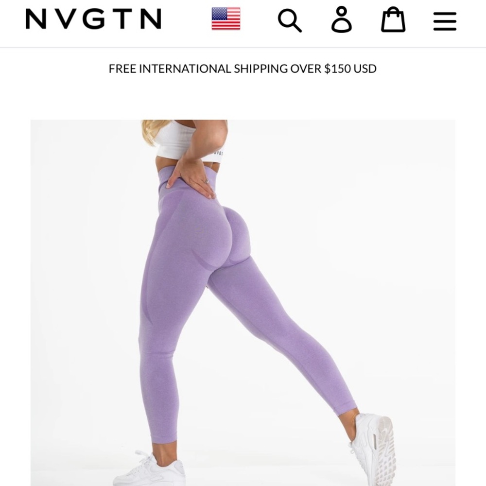 NVGTN Lilac Contour Seamless Leggings